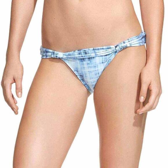 NWT VIX Swimwear BIA Tube Bikini Bottoms Rustic Blue Beach Vacay Summer Size XS - Picture 1 of 10